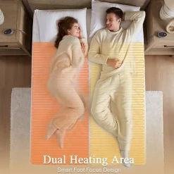 Beautyrest™ Cotton Blend Heated Electric Mattress Pad-5 Heat Settings 10hr Auto off