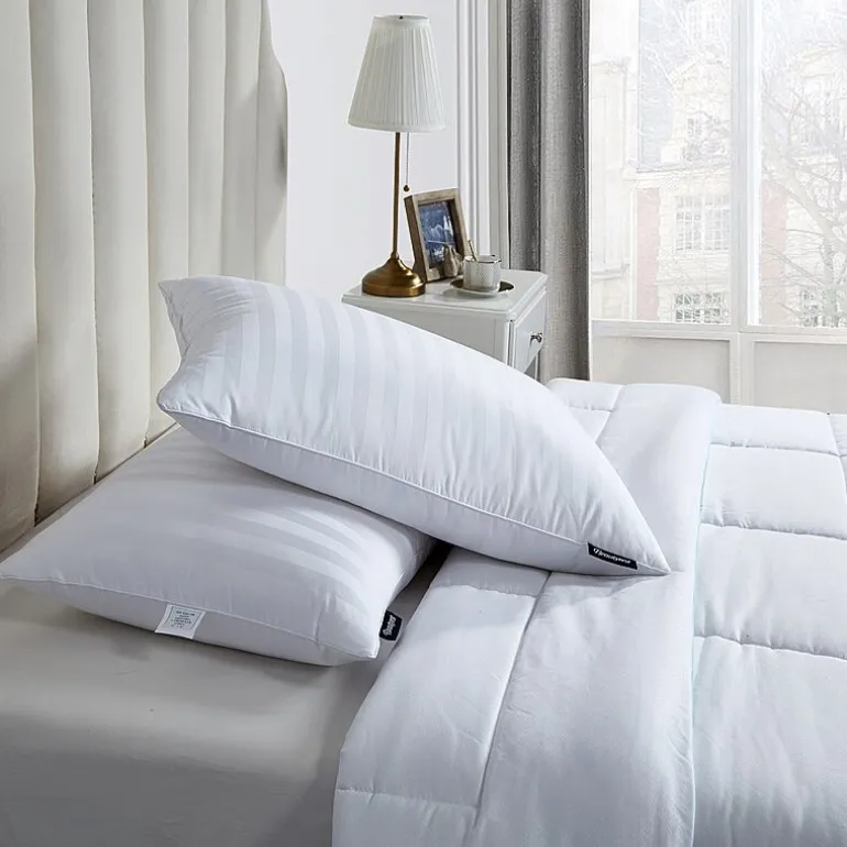 Beautyrest 500tc Damask Cotton 2 Pack Medium Density Bed Pillow