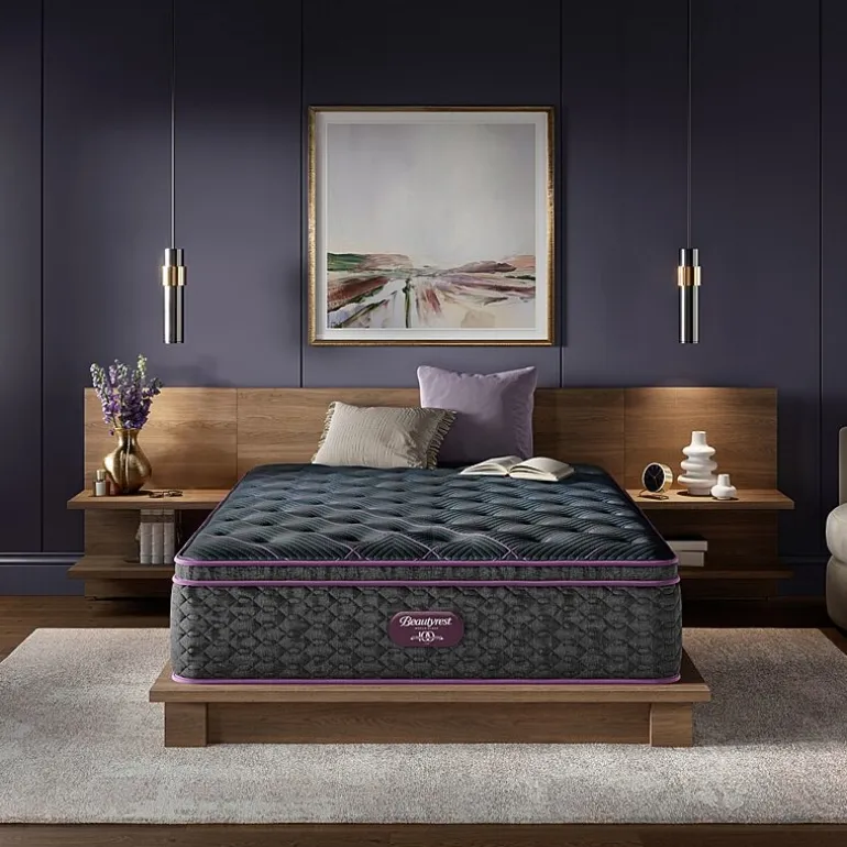 Beautyrest World Class Level Three 16" Plush Pillow top - Mattress + Box Spring