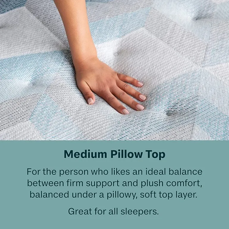 BeautySleep Dream Weaver 14.25" Medium Pillow Top - Mattress + Box Spring