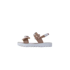 bebe Toddler Girl's Sandals with Back Strap and Bow Detail