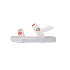 bebe Toddler Girl's Strawberry Charm Sandals with Adjustable Heel Strap