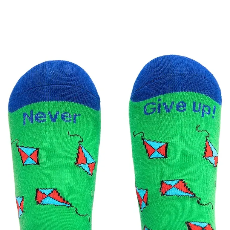 Beedlebug Easy Pull On Little & Big Kid Unisex Adaptive 1 Pair Crew Socks