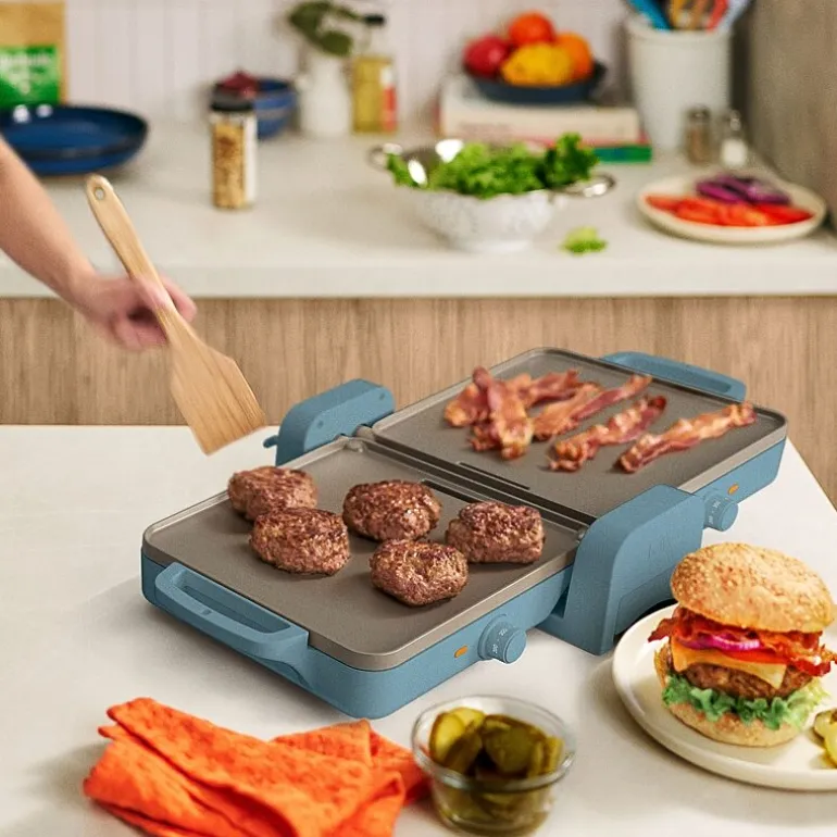 bella Fold & Store Dual Temp Griddle, Fits-anywhere™ kitchenware