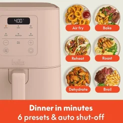bella 4qt Slim Air Fryer, Fits-anywhere™ kitchenware