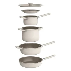 bella StoreMore Fits-anywhere Ceramic 9-pc. Cookware Set