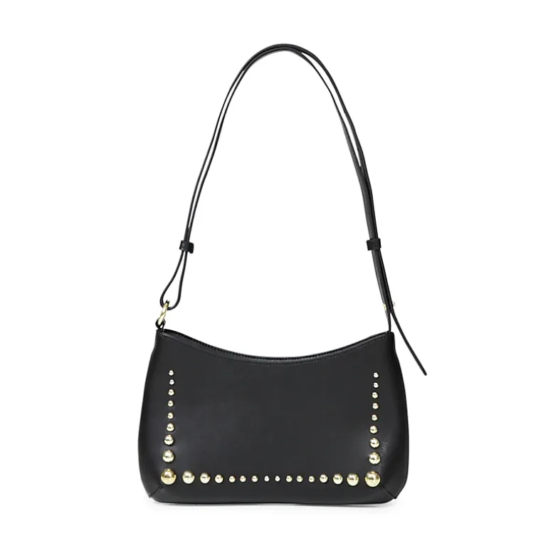 Belle & Bloom Womens Girls Like Us Studded Leather Shoulder Bag