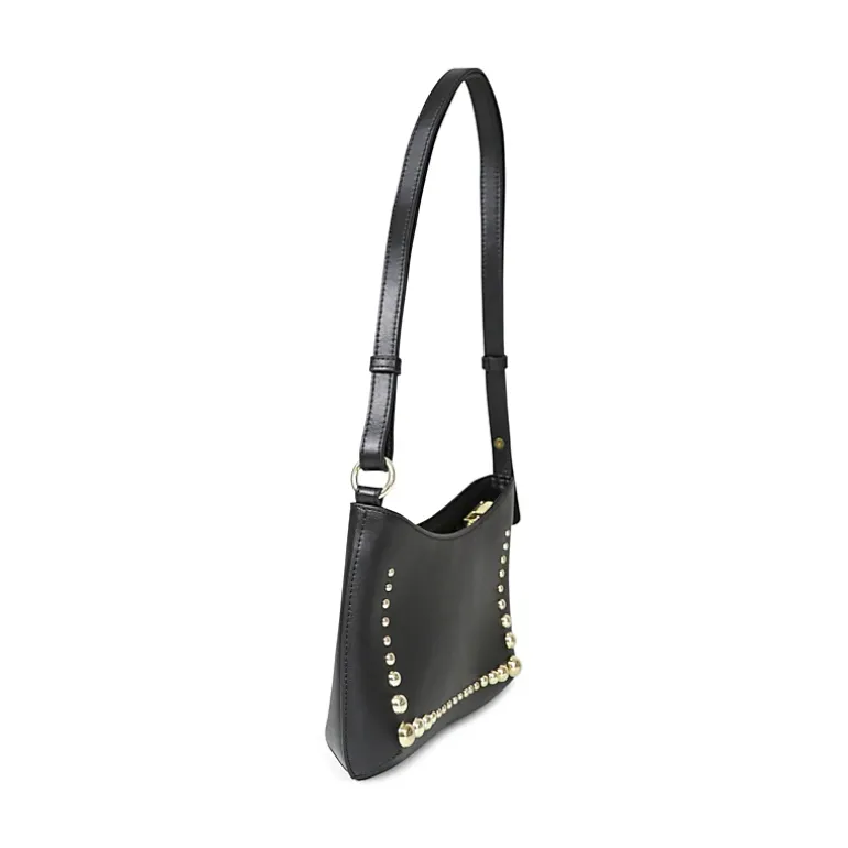 Belle & Bloom Womens Girls Like Us Studded Leather Shoulder Bag