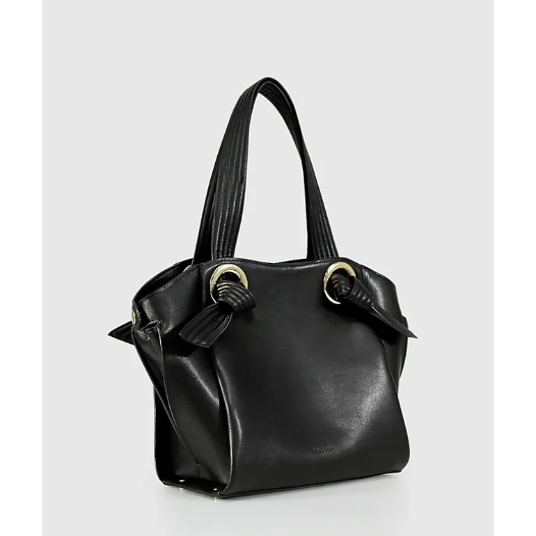 Belle & Bloom Womens Heart Of Gold Leather Shoulder Bag