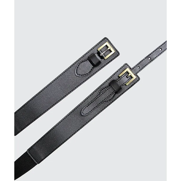 Belle & Bloom Womens London Fog Leather Waist Belt