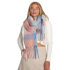Belle & Bloom Womens Vail Checkered Scarf