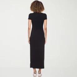 belle vie Womens Short Sleeve Shirt Dress