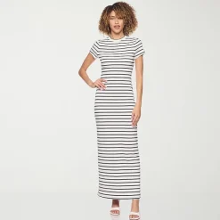belle vie Womens Short Sleeve Shirt Dress