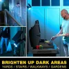 Bell + Howell Bionic Spotlight Solar Powered Motion Activated Outdoor Spotlight Night Light