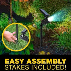Bell + Howell Bionic Spotlight Solar Powered Motion Activated Outdoor Spotlight Night Light