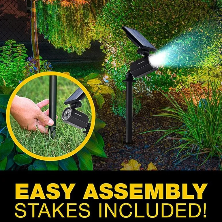 Bell + Howell Bionic Spotlight Solar Powered Motion Activated Outdoor Spotlight Night Light