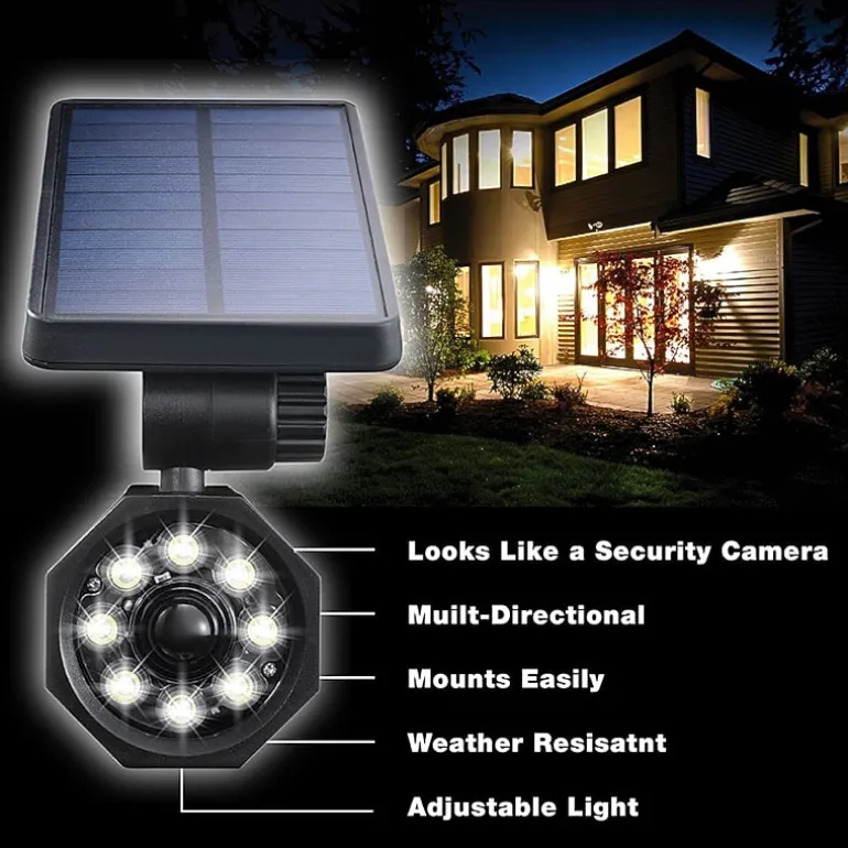 Bell + Howell Bionic Spotlight Solar Powered Motion Activated Outdoor Spotlight Night Light