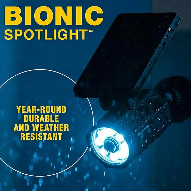 Bell + Howell Bionic Spotlight Solar Powered Motion Activated Outdoor Spotlight Night Light