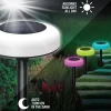 Bell + Howell Color Changing Solar Decorative Lights with Auto On/Off Lights and Weatherproof - 4 Pack