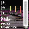 Bell + Howell Glimmer Sticks Solar Powered Landscape Lighting - Set of 4