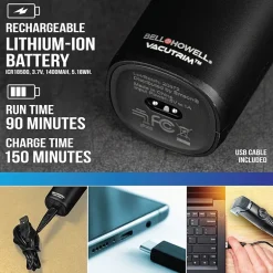 Bell + Howell Vacutrim Rechargeable Hair Trimmer