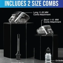 Bell + Howell Vacutrim Rechargeable Hair Trimmer