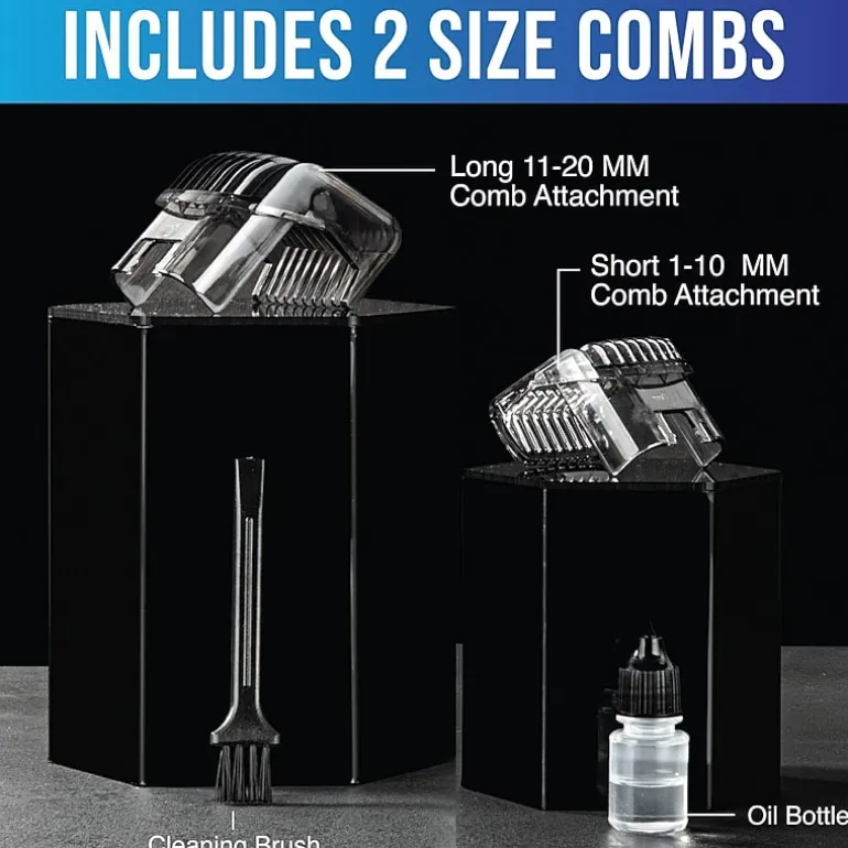 Bell + Howell Vacutrim Rechargeable Hair Trimmer