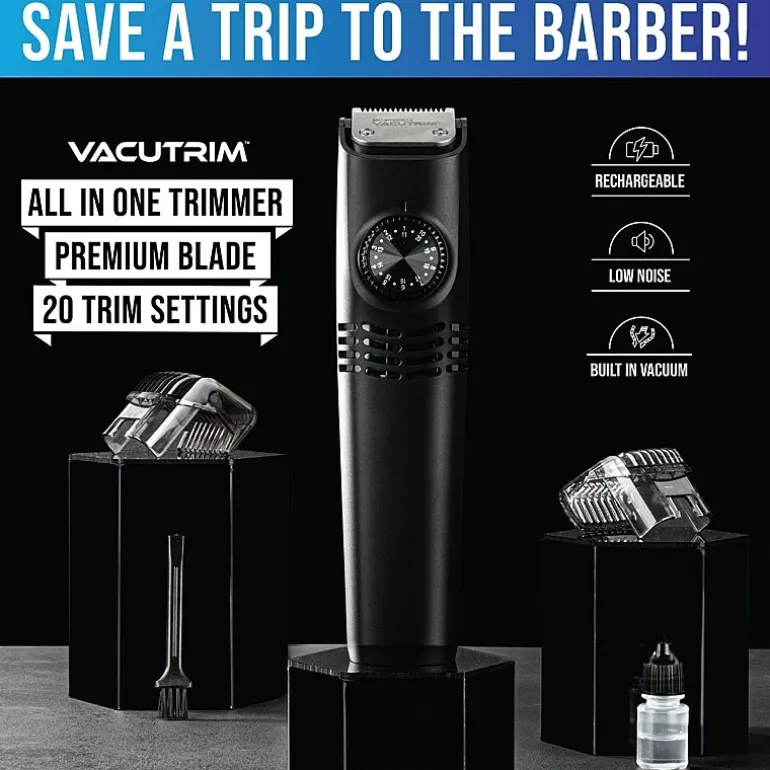 Bell + Howell Vacutrim Rechargeable Hair Trimmer