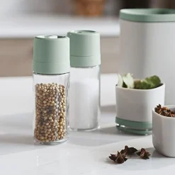 BergHOFF Balance 2pc Glass Salt & Pepper Shaker