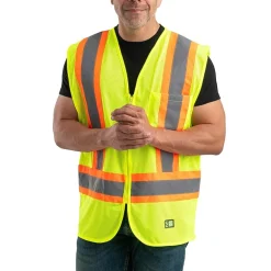 Berne Big and Tall Mens High Visibility Safety Vest