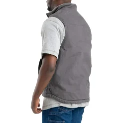 Berne Canyon Sherpa Lined Mens Fleece Lined Heavyweight Big and Tall Fleece Vest