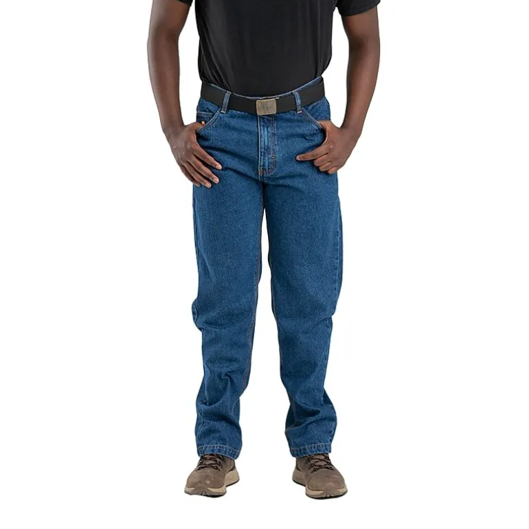 Berne Flame Resistant Mens Straight Leg Regular Fit Jean