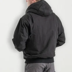 Berne Flex180 Mens Hooded Heavyweight Big and Tall Work Jacket