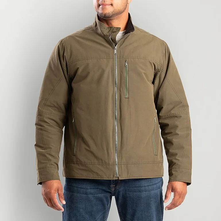 Berne Highland Quilt-Lined Micro-Duck Mens Lightweight Big and Tall Work Jacket