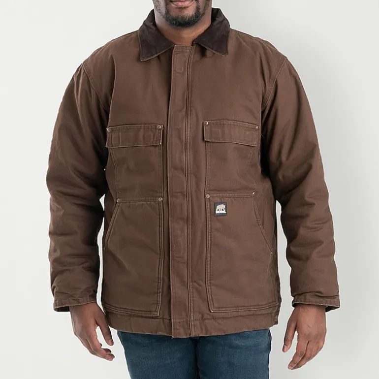 Berne Highland Washed Chore Mens Heavyweight Big and Tall Work Jacket