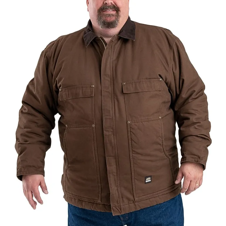 Berne Highland Washed Chore Mens Heavyweight Big and Tall Work Jacket