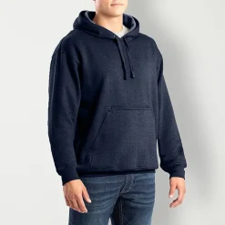 Berne Zippered Mens Long Sleeve Fleece Big and Tall Hoodie