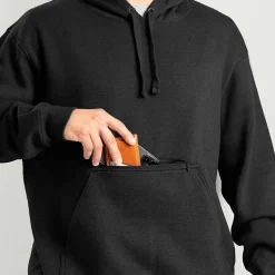 Berne Zippered Mens Long Sleeve Fleece Big and Tall Hoodie