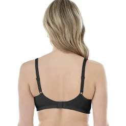 Bestform Comfortable Wireless Cotton Bra with Unlined Seamed Cups-5006825