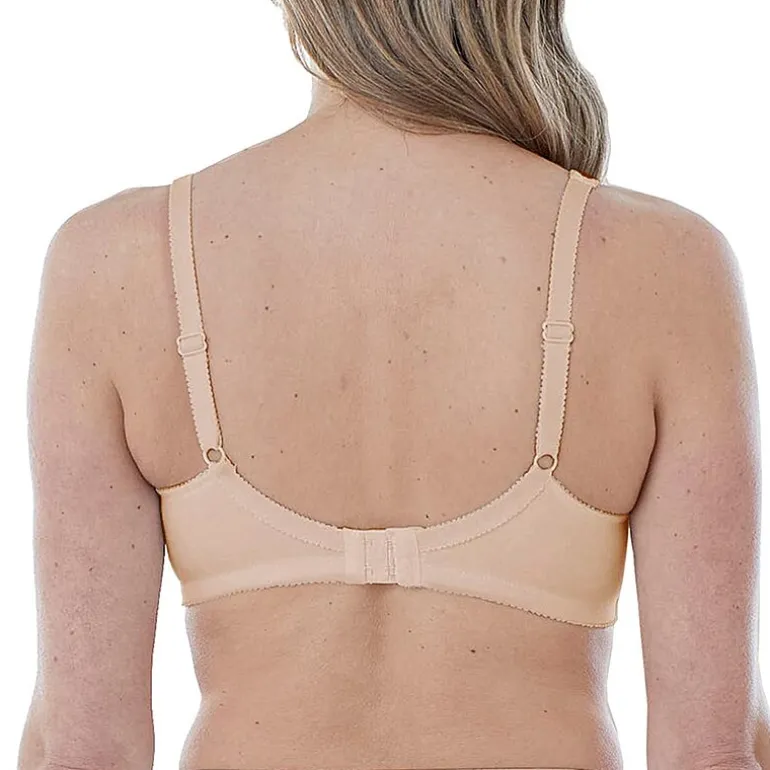 Bestform Comfortable Wireless Cotton Bra with Unlined Seamed Cups-5006825