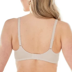 Bestform Satin Trim Wireless Cotton Bra with Unlined Cups-5006715