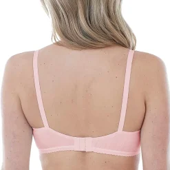 Bestform Striped Wireless Cotton Bra with Lightly-Lined Cups-5006248