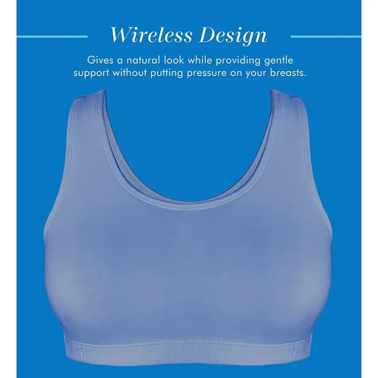 Bestform Tank Style Cotton Comfort Bra 3pk - 5009012PP