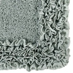 Better Trends Shaggy Border Mat Bath Contour Rug