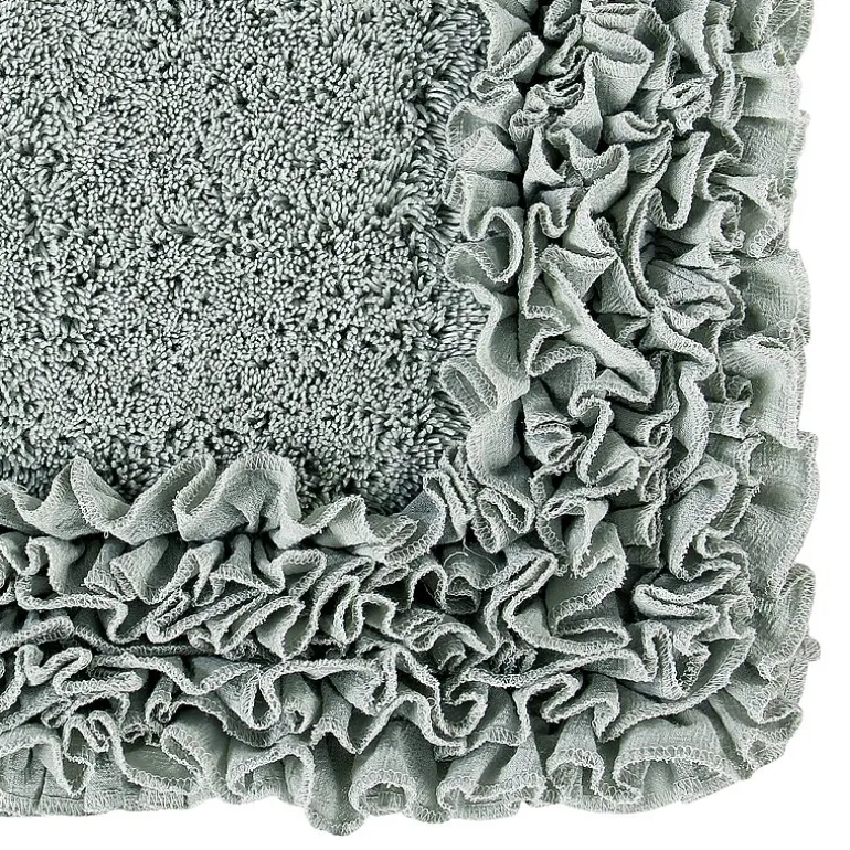 Better Trends Shaggy Border Mat Bath Contour Rug