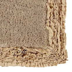 Better Trends Shaggy Border Mat Bath Contour Rug