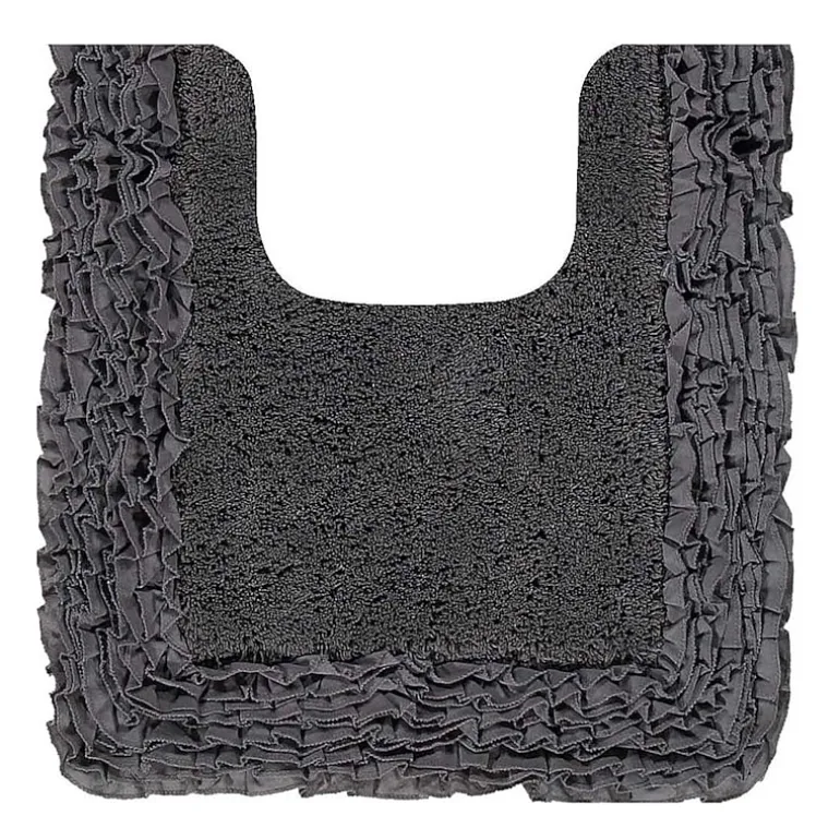 Better Trends Shaggy Border Mat Bath Contour Rug