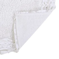 Better Trends Shaggy Border Mat Bath Contour Rug