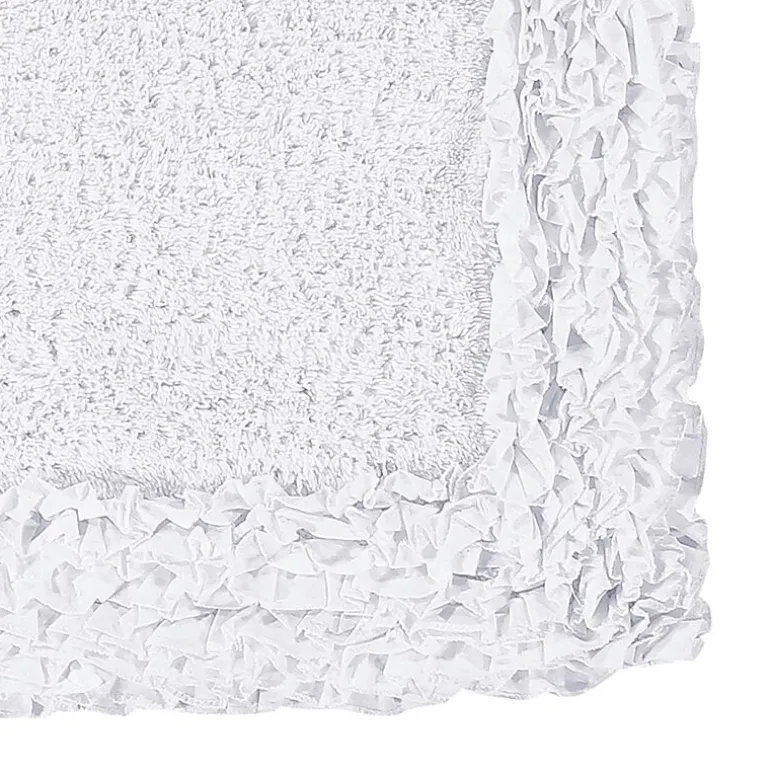 Better Trends Shaggy Border Mat Bath Contour Rug
