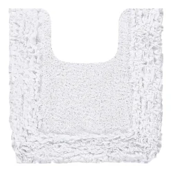Better Trends Shaggy Border Mat Bath Contour Rug